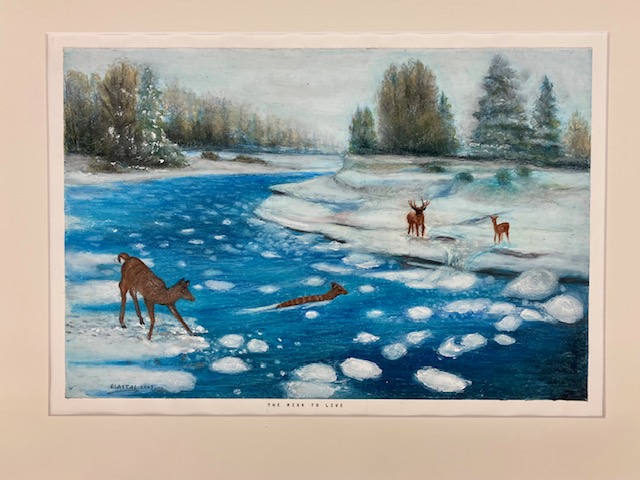 Framed Artwork: ‘The Risk to Live’ by ELASTAL